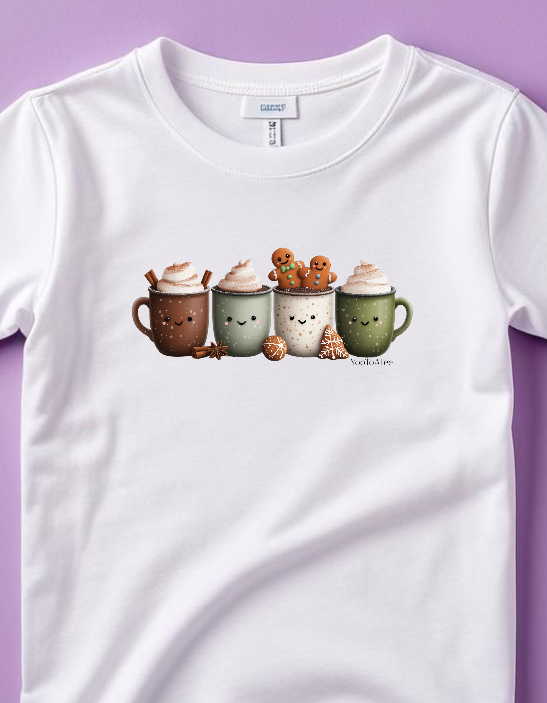 Mini Me Hot Chocolate Squad Christmas Tee