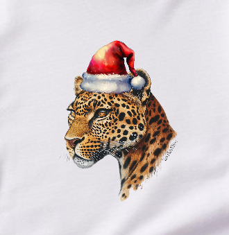 Mini Me Leopard Luxe Christmas Edition Tee