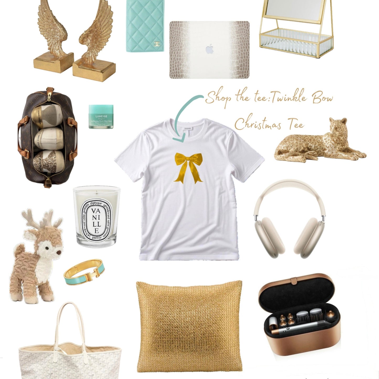 Twinkle Bow Christmas Classic Tee