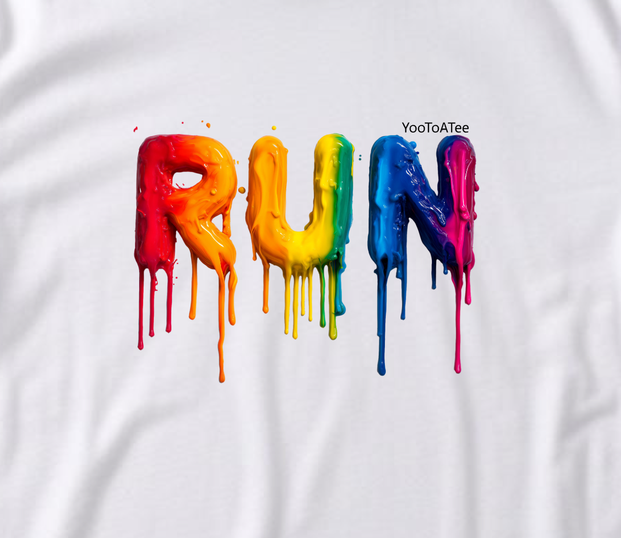 Colour Burst RUN Tee