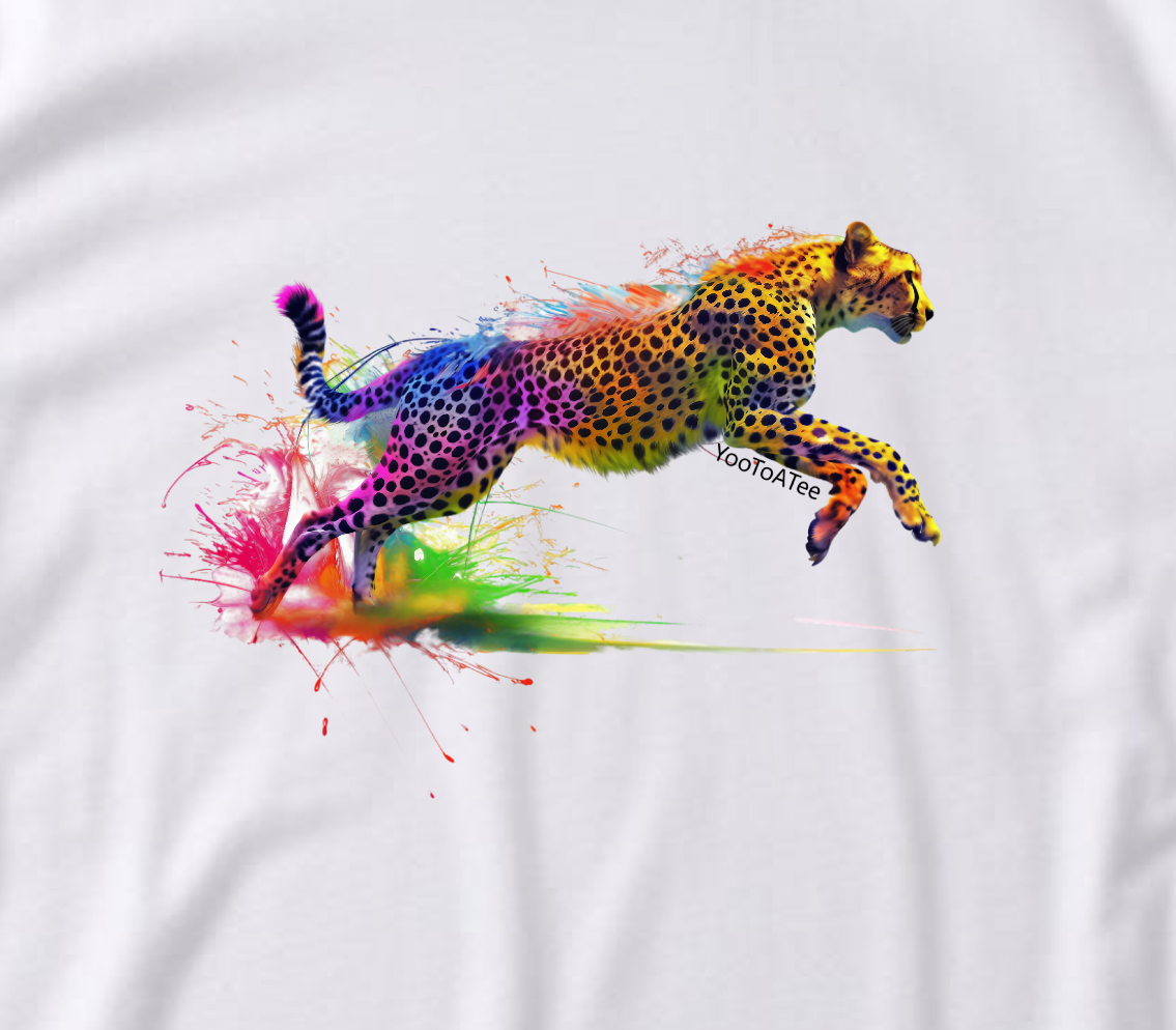 Colour Sprint Cheetah Tee