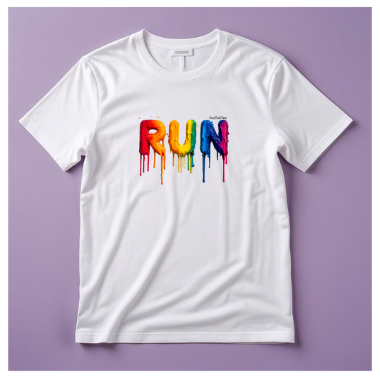 Colour Burst RUN Tee