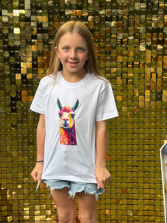 Curious Llama Classic Tee