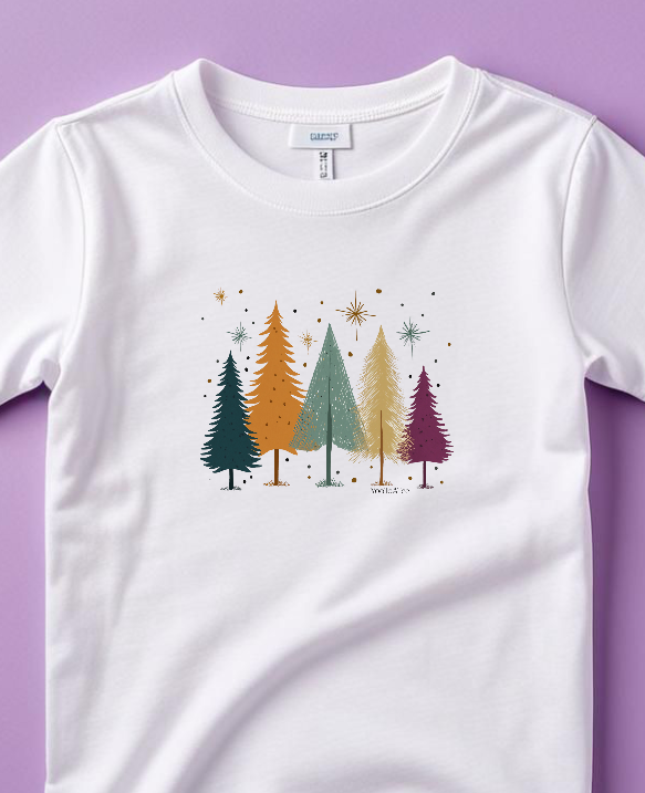 Mini Me Festive Forest Christmas Tee