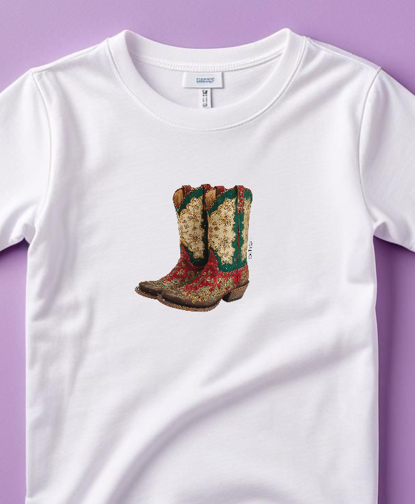 Mini Me Jingle Boots Christmas Tee