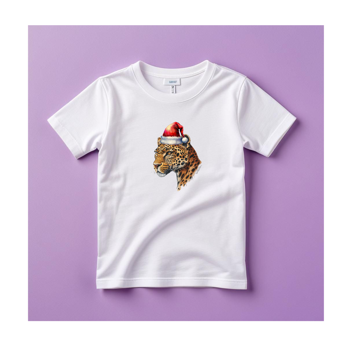 Mini Me Leopard Luxe Christmas Edition Tee