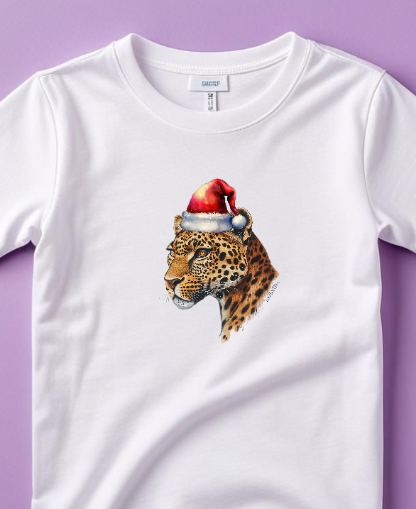 Mini Me Leopard Luxe Christmas Edition Tee