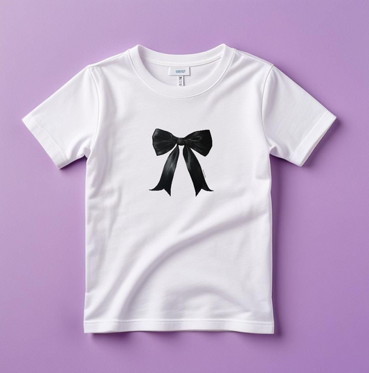 Midnight Bow Mini Me Tee