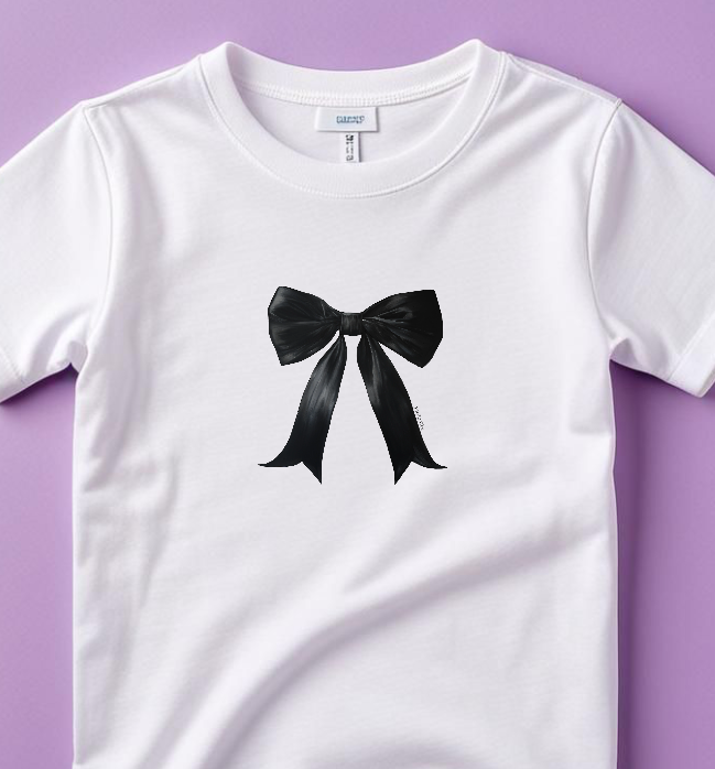 Midnight Bow Mini Me Tee
