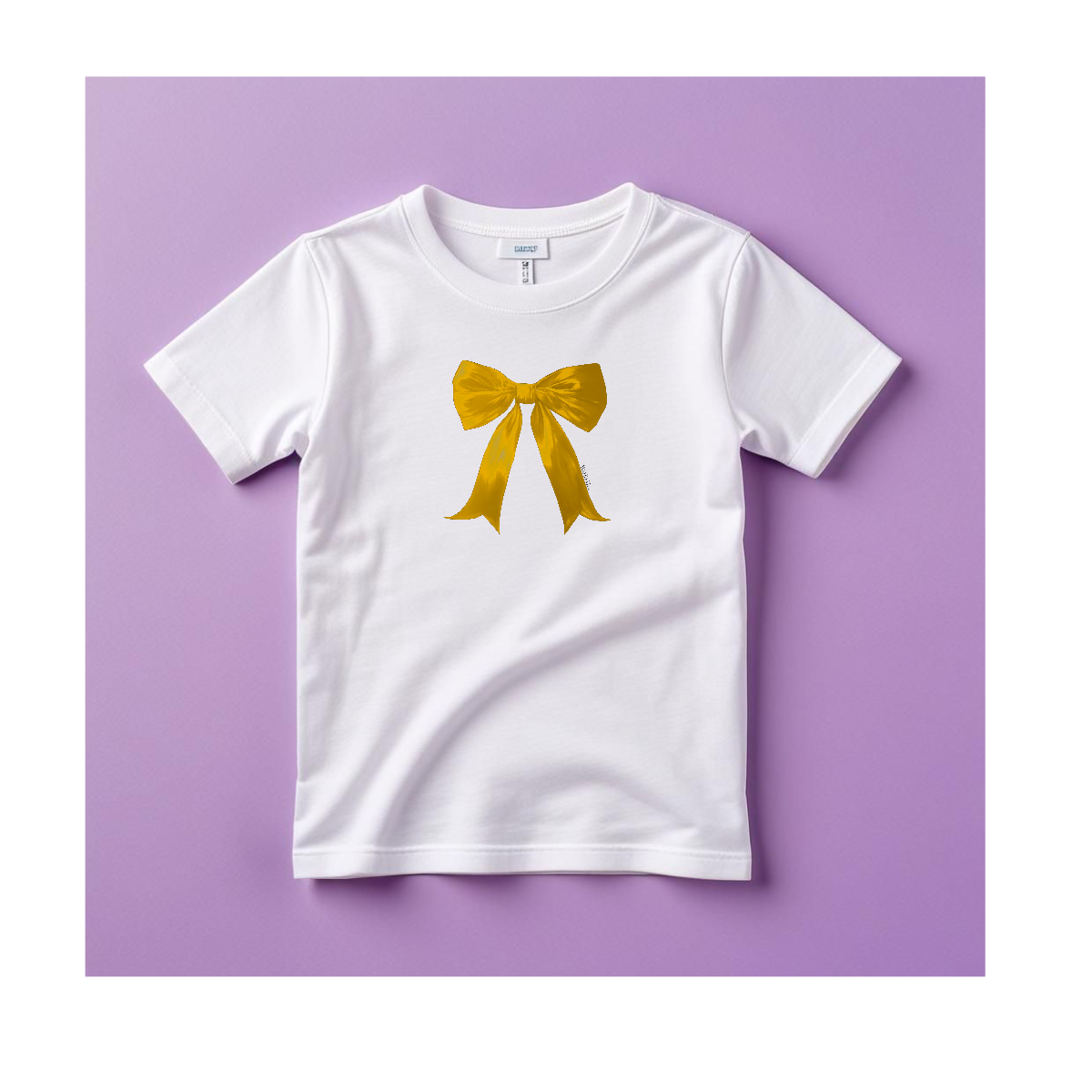 Mini Me Twinkle Bow Christmas Tee