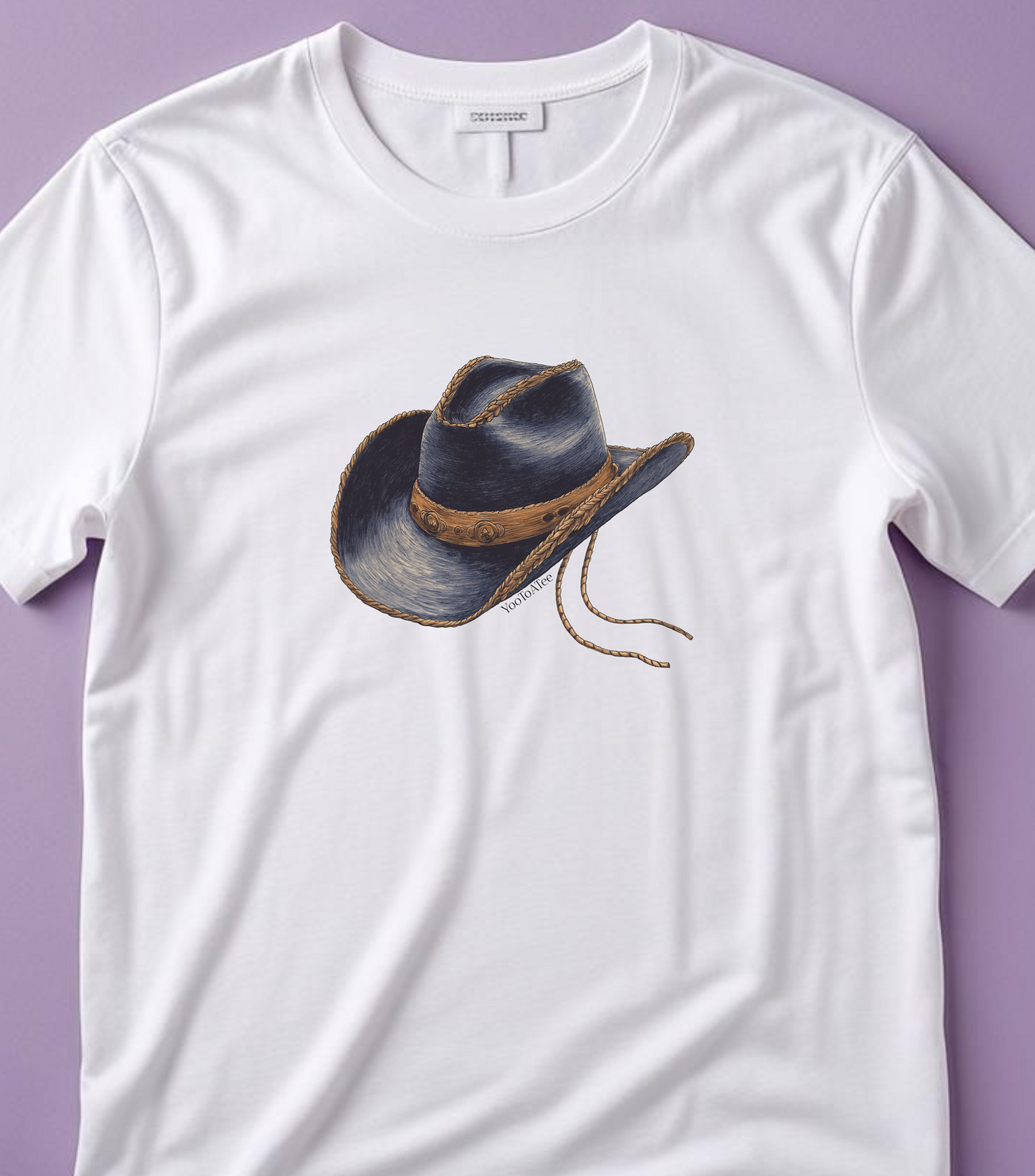 Iconic Navy Cowgirl Classic Tee