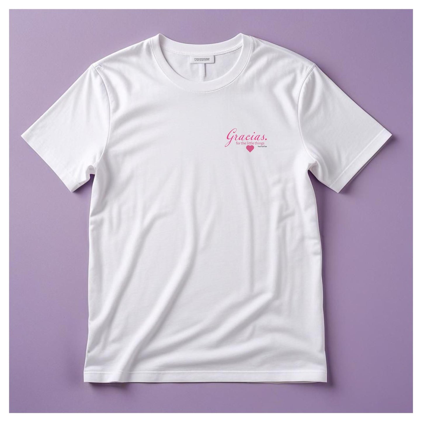 Pink Gracias Graphic Tee | YTAT (Copy)