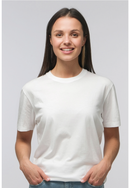 Bespoke White T-Shirt | Ladies